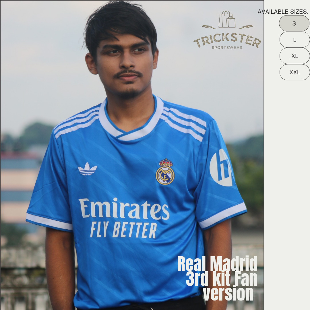 Real Madrid Third Kit- Fan Version