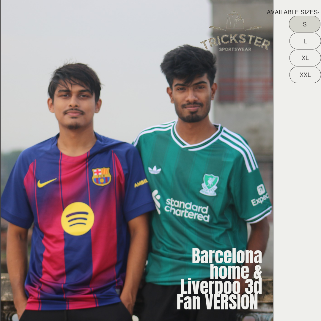 Barcelona Home & Liverpool Third - Fan version